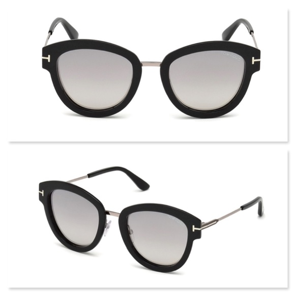 Tom Ford Accessories - New TOM FORD Mia Rounded Black Sunglasses
